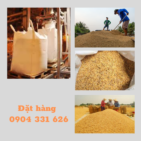 Bao jumbo 500kg đến 2000kg đựng lúa gạo - hỗ trợ vận chuyển