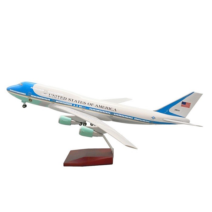 Mô Hình Máy Bay Trưng Bày Boeing 747 Air Force One Everfly Trắng Xanh  Nhạt giá rẻ nhất tháng 82023