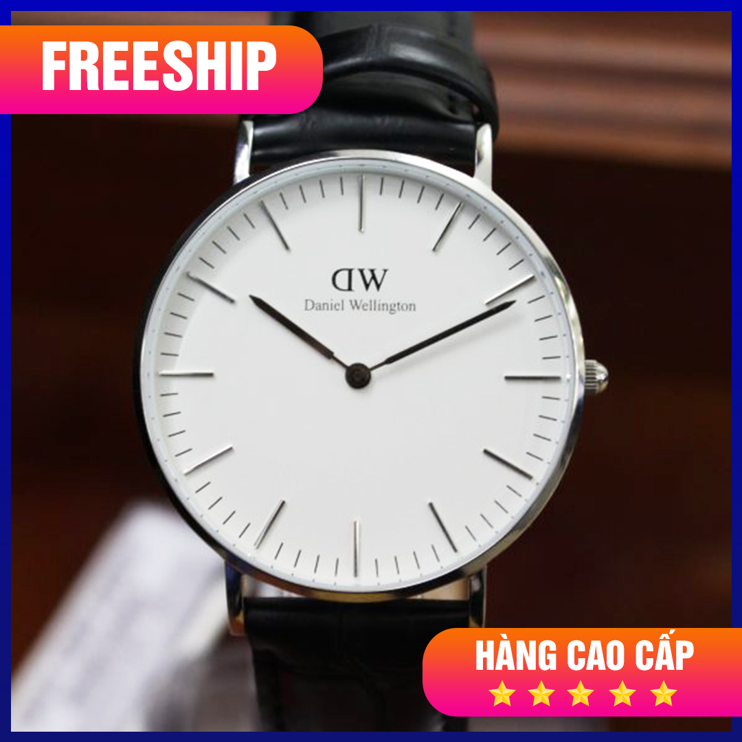 Đồng hồ Đw Classic nam nữ dây da D8732 sang trọng - Chống nước - Đồng hồ P&T [FreeShip- Hàng cao cấp- Full box ]