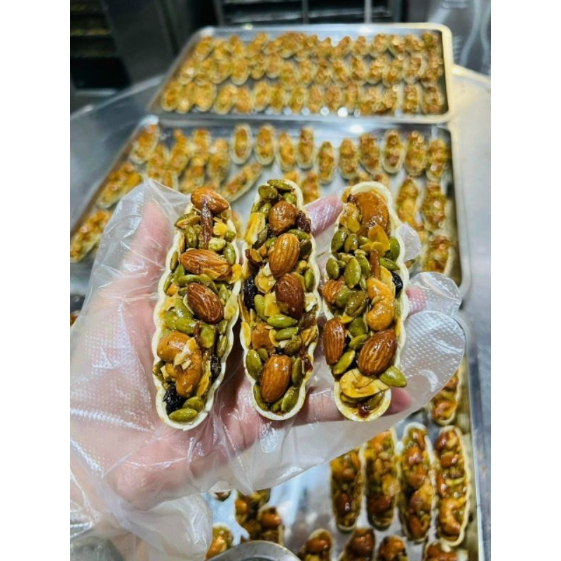 Bánh thuyền mix hạt dinh dưỡng cao cấp ship hỏa tốc