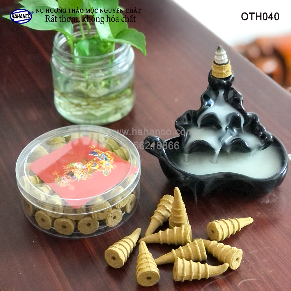 Nhang nụ Thảo Mộc siêu sạch hương thơm cổ truyền, giúp thư giãn tĩnh tâm - Xông trầm phong thủy - OTH040