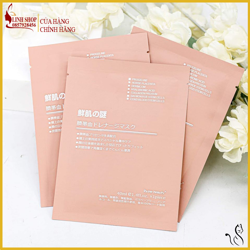 Set 10 mặt nạ nhau thai cừu Nhật Bản