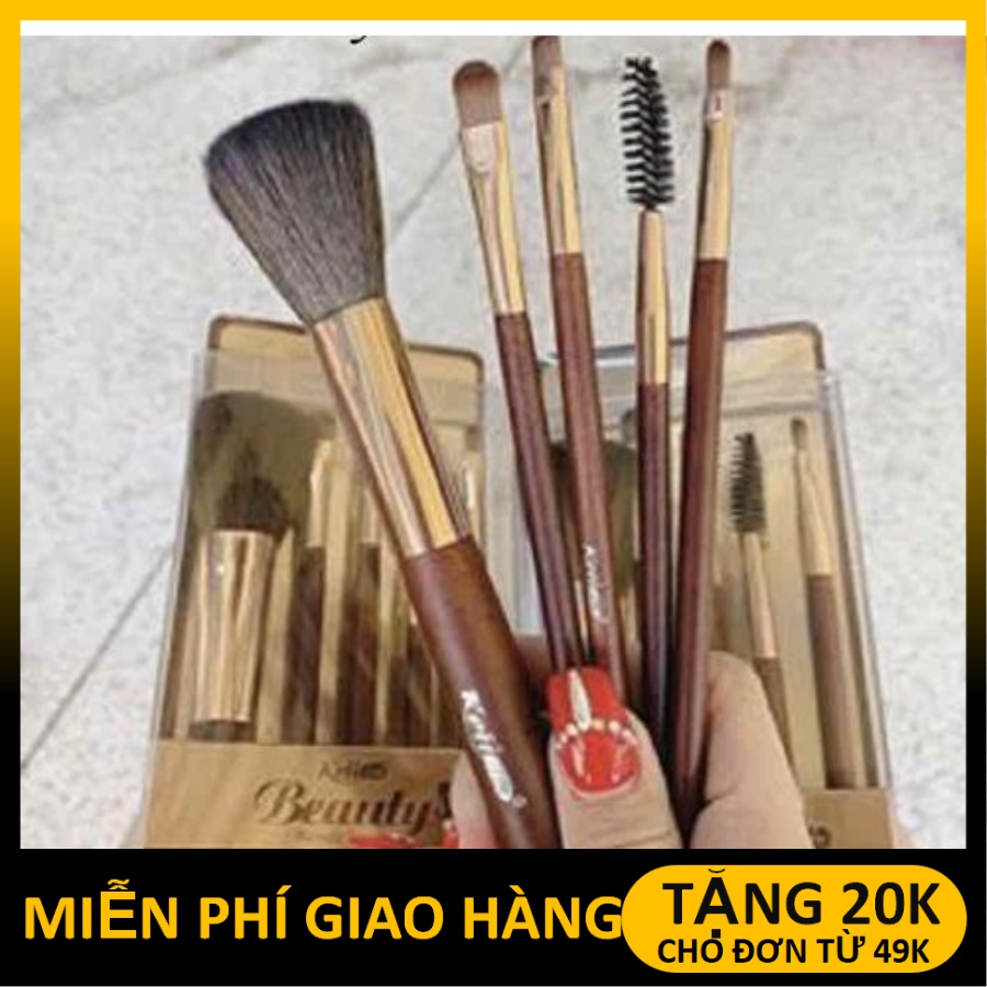Bộ Cọ Trang Điểm 5 Cây-Cọ Trang Điểm Chuyên Nghiệp Keli, Bộ cọ Makup đầy đủ nhất