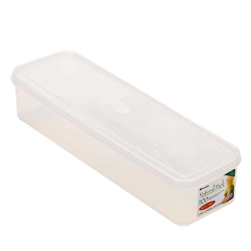 HỘP ĐỰNG ĐŨA MUỖNG, MÌ ỐNG CÓ NẮP ĐẬY INOMATA - HÀNG NỘI ĐỊA NHẬT, hộp nhựa dài thuận tiện bảo quản muỗn, thìa, đũa, mì ống..