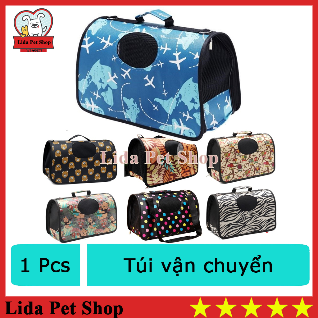 HN- Túi Cứng - Túi Vận chuyển chó mèo phù hợp với thú cưng dưới 10kg giao màu ngẫu nhiên - Lida Pet Shop