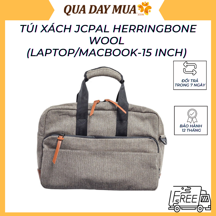 Túi Xách Jcpal Herringbone Wool - Hàng chính hãng