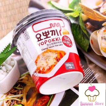 Bánh gạo tokbokki Hàn Quốc vị Phô mai - Hủ 140 Gram