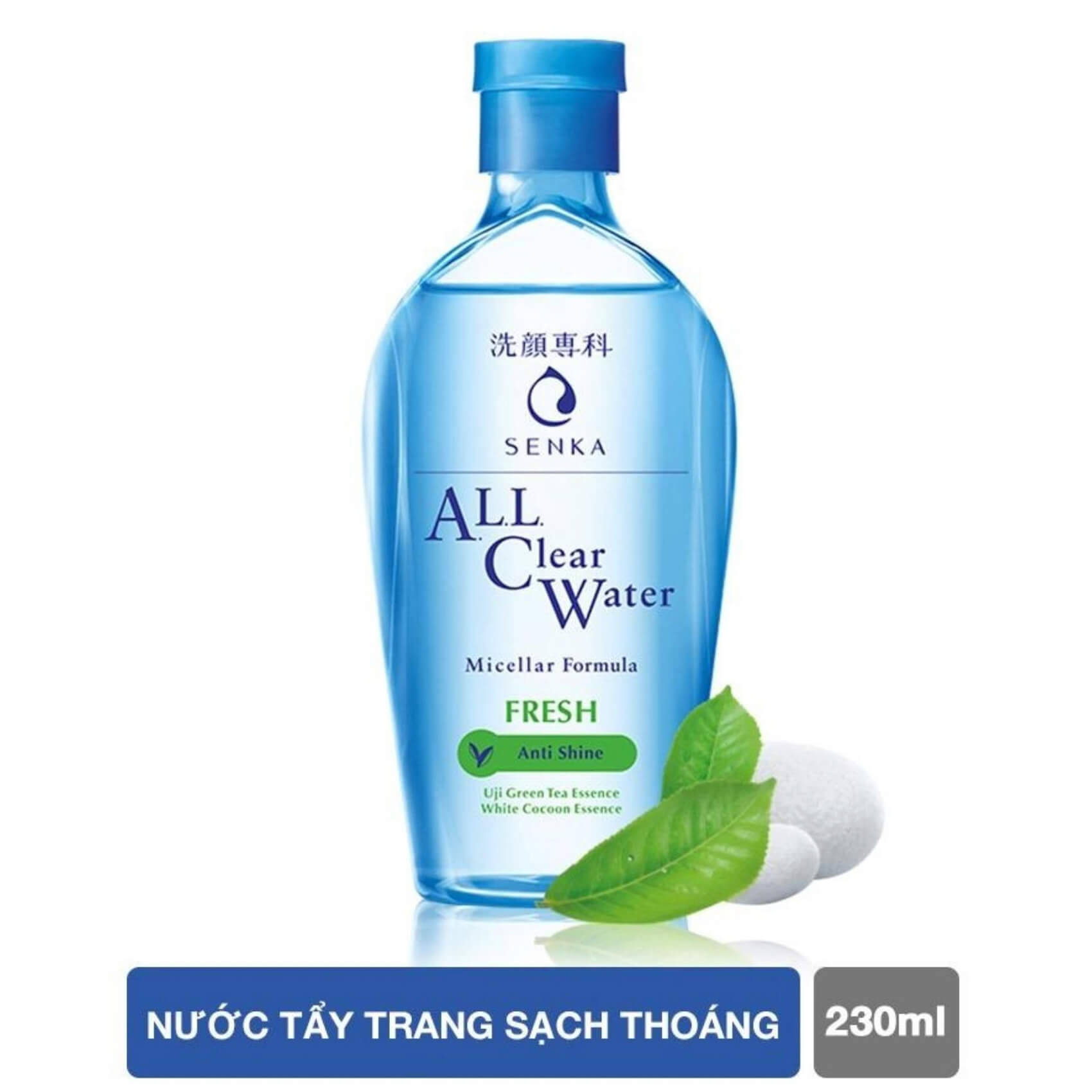 Nước tẩy trang Micellar Senka ALL Clear Water Fresh 230ml
