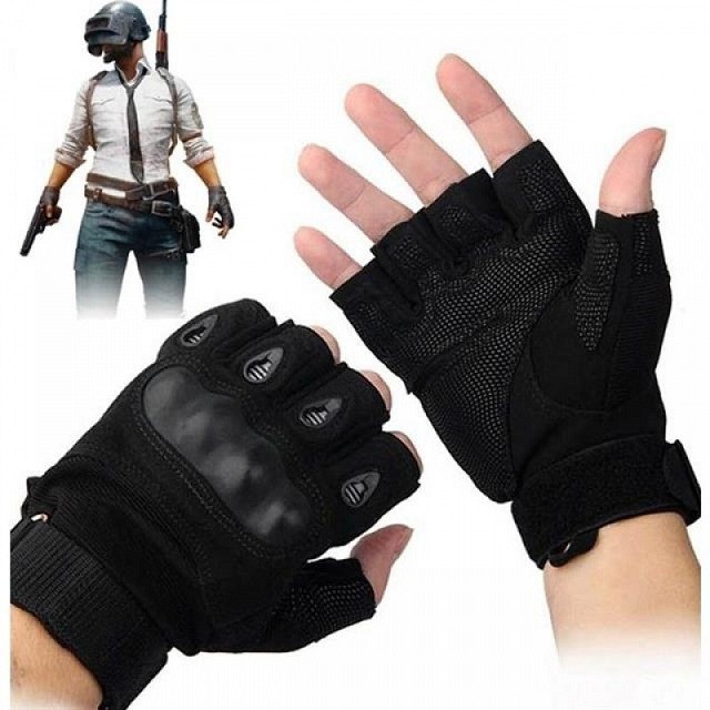 Găng tay xe máy oakley ngón cụt - găng tay chiến thuật pubg