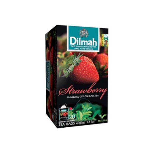 Trà vị dâu tây hiệu dilmah hộp 30g - 20 túi lọc