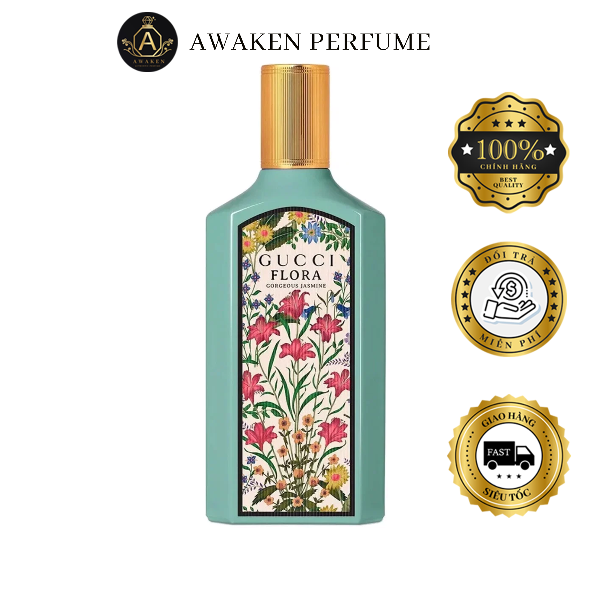 Nước hoa nữ Gucci Flora Gorgeous Jasmine Chính Hãng