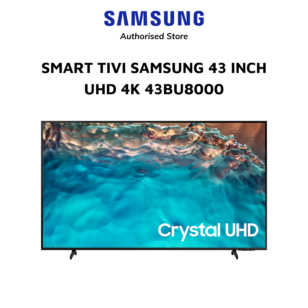Smart Tivi Samsung 43 Inch BU8000 Crystal UHD 4K 43BU8000