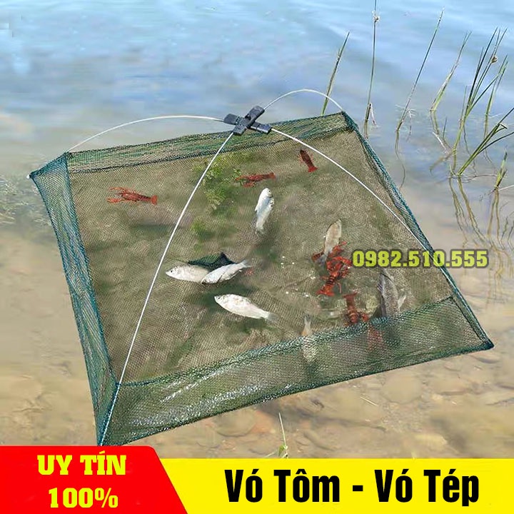 Vó bắt tôm, cua, cá, tép.. a cường