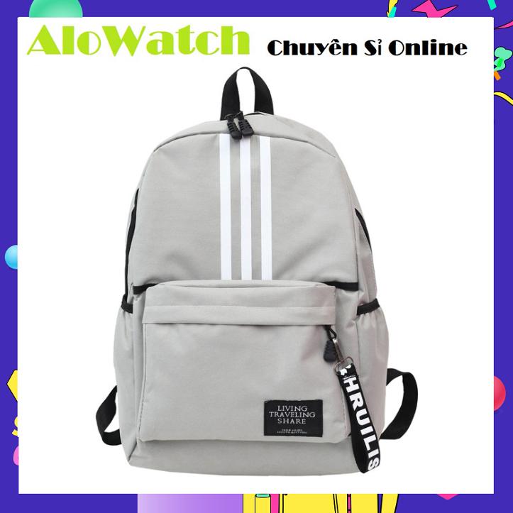 [Bán Sỉ] Balo 3 Sọc Đứng Phong Cách Hàn Quốc  AloWatch