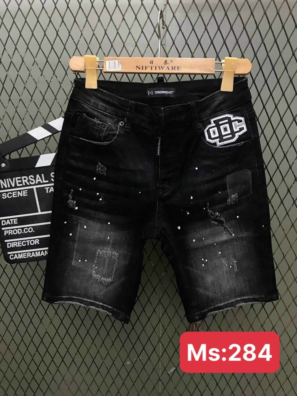 Quần short jean nam cao cấp - quần short jean nam họa tiết hợp thời trang - quần short jean rách gối co giãn chất đẹp xuất sắc thời trang