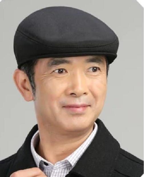 [HCM]nón mũ beret nam nữ mũ nón bere nam nữ bấm nút màu đen