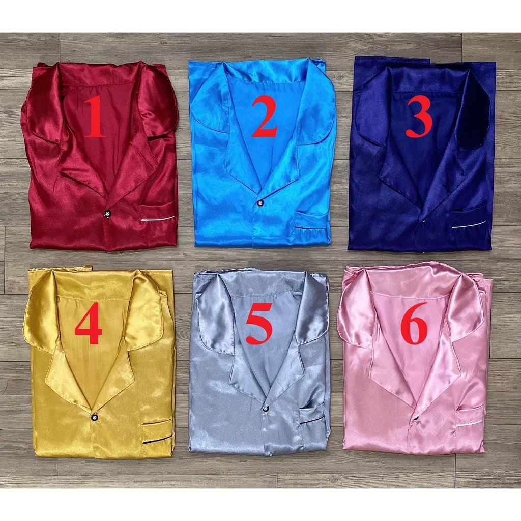 Bộ pijama lụa phi tay ngắn quần đùi