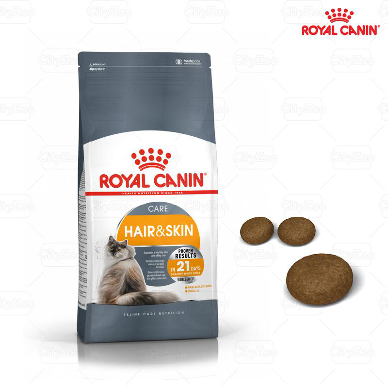 Thức ăn hạt Royal canin Hair&Skin care 400g 2kg|Thức ăn cho mèo|Thức ăn vặt cho