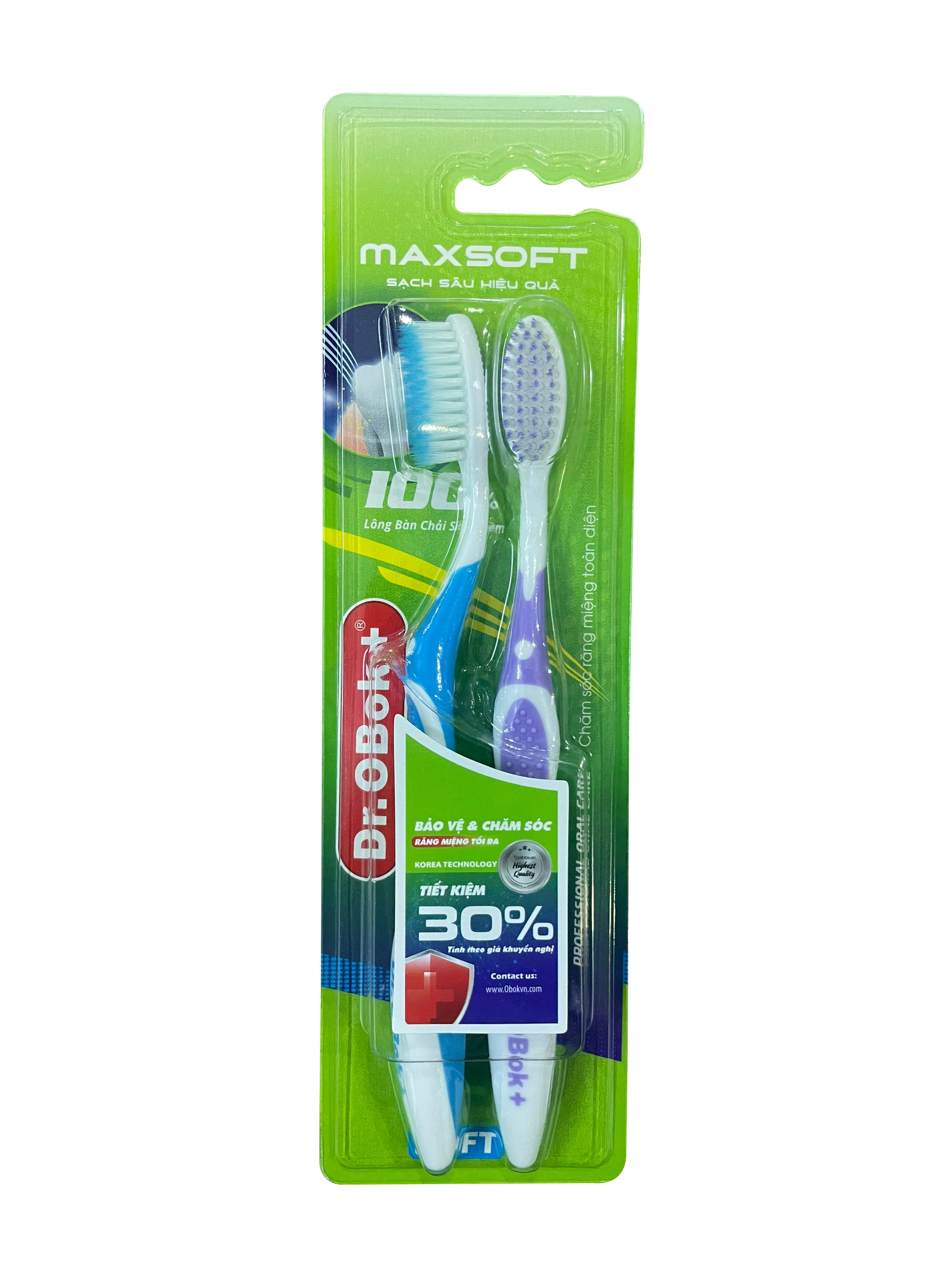 Bàn chải Dr.OBok+ Combo Maxsoft tiết kiệm 30%