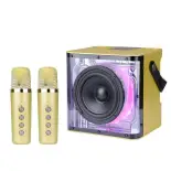 Loa Karaoke Bluetotoh PeterHot A99 Có Đèn LED 2 Mic, Tặng Kèm 2 Mic Không Dây, Nghe Nhạc Cực Đã, Âm Bass Cực Mạnh. Loa PeterHot A99 Độ Bền Cao, Bọc Da Sang Trọng Âm Thanh Sắc Nét.
