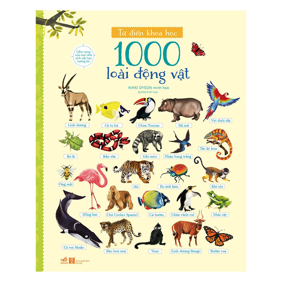 Sách - từ điển khoa học - 1000 loài động vật