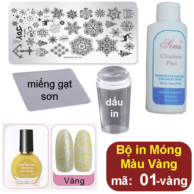 Bộ Khuôn in hình nghệ thuật lên Móng Tay
