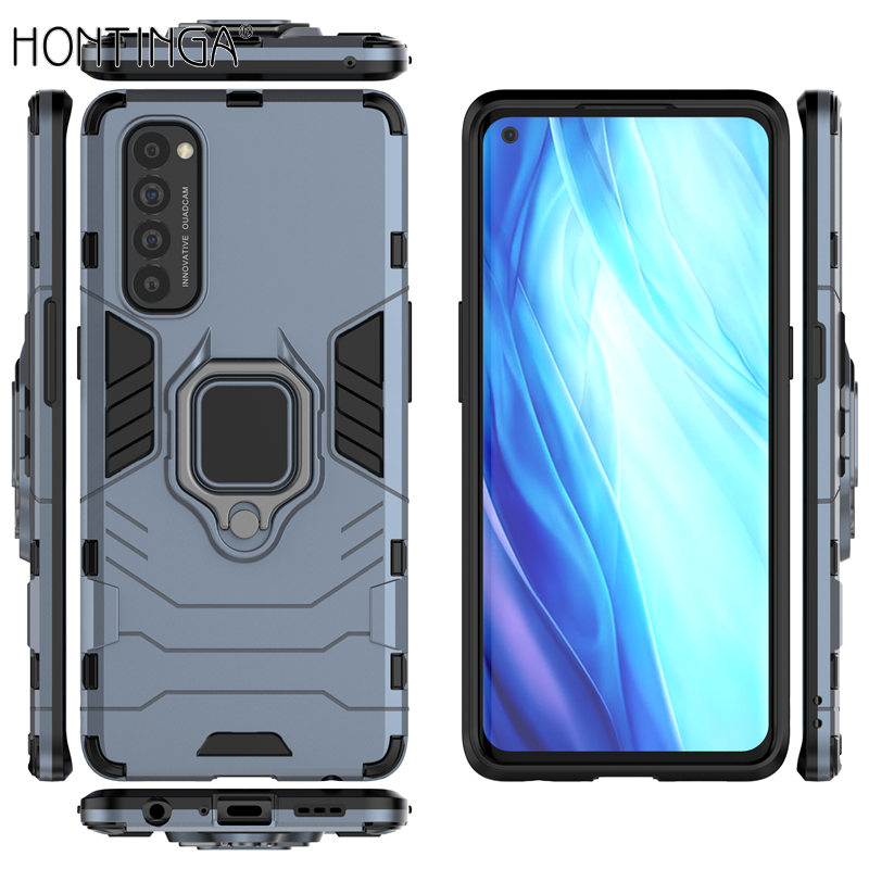 Honinga Vỏ Bọc Giáp Người Sắt Dành Cho OPPO Reno 4 Pro Ốp Reno4 Pro 4G Ốp Cứng Bảo Vệ TPU Sang Trọng Ốp Lưng Điện Thoại Với Giá Đỡ Nhẫn Đeo Ngón Tay Ốp Lưng Mềm Chống Sốc Ốp Cứng Cho Bé Trai Bé Gái Nam Nữ