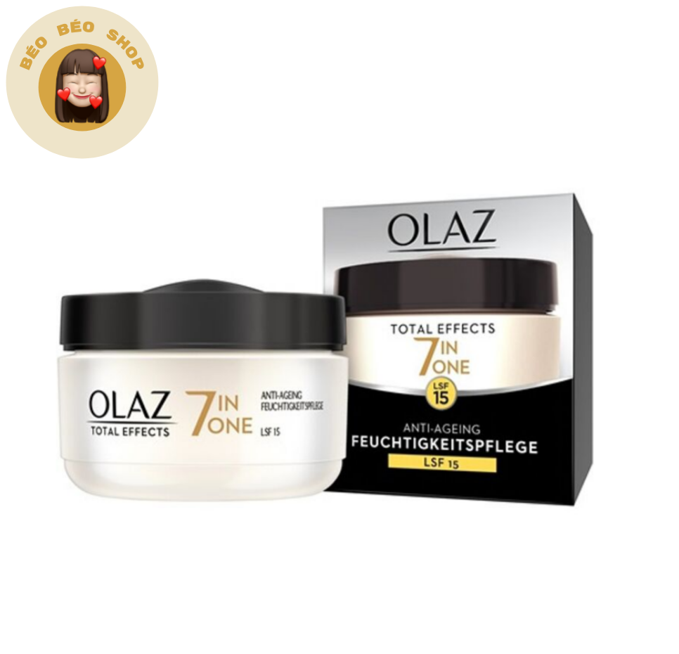 Kem chống lão hóa ban ngày olaz total effects 7 in 1 spf 15