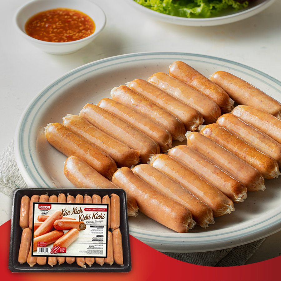 Xúc xích phomai Kichi- Kichi 340gr