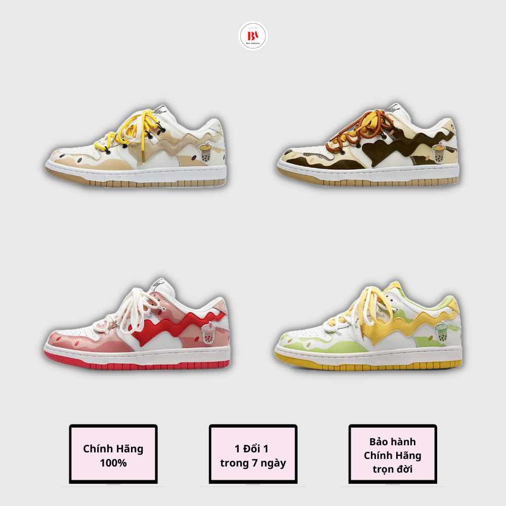 Chính hãng giày cat & sofa dunk trà sữa