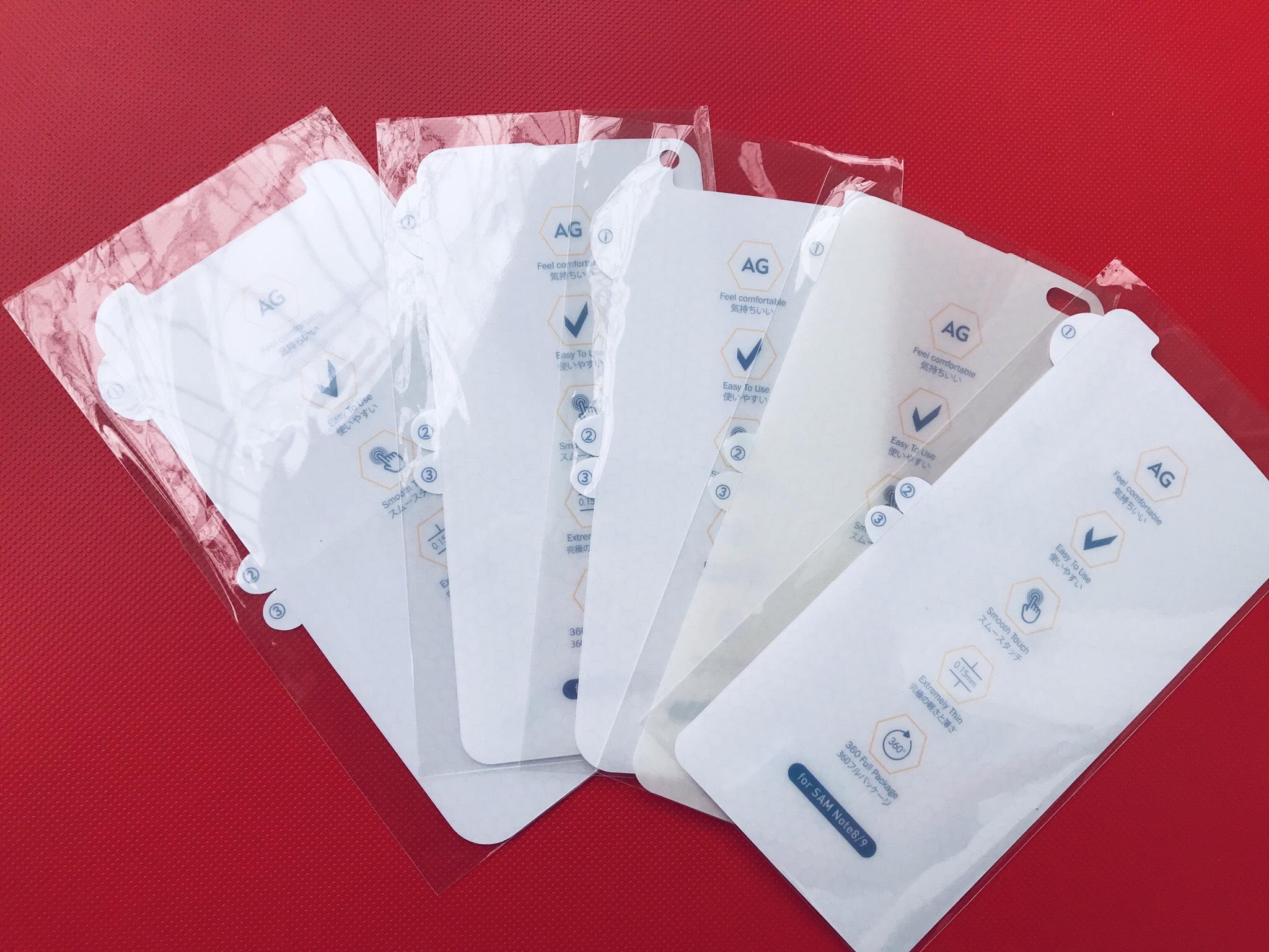 {CHỐNG VÂN TAY - TỰ PHỤC HỒI VẾT XƯỚC NHỎ} Miếng dán PPF chống xước full mặt trước và mặt sau dành cho Samsung Galaxy S8/S9/S8+/S9+/S10/S10+/Note8/Note9 - Chống Trầy Xước, Va Đập Hiệu Quả  - Phụ kiện dương hiền