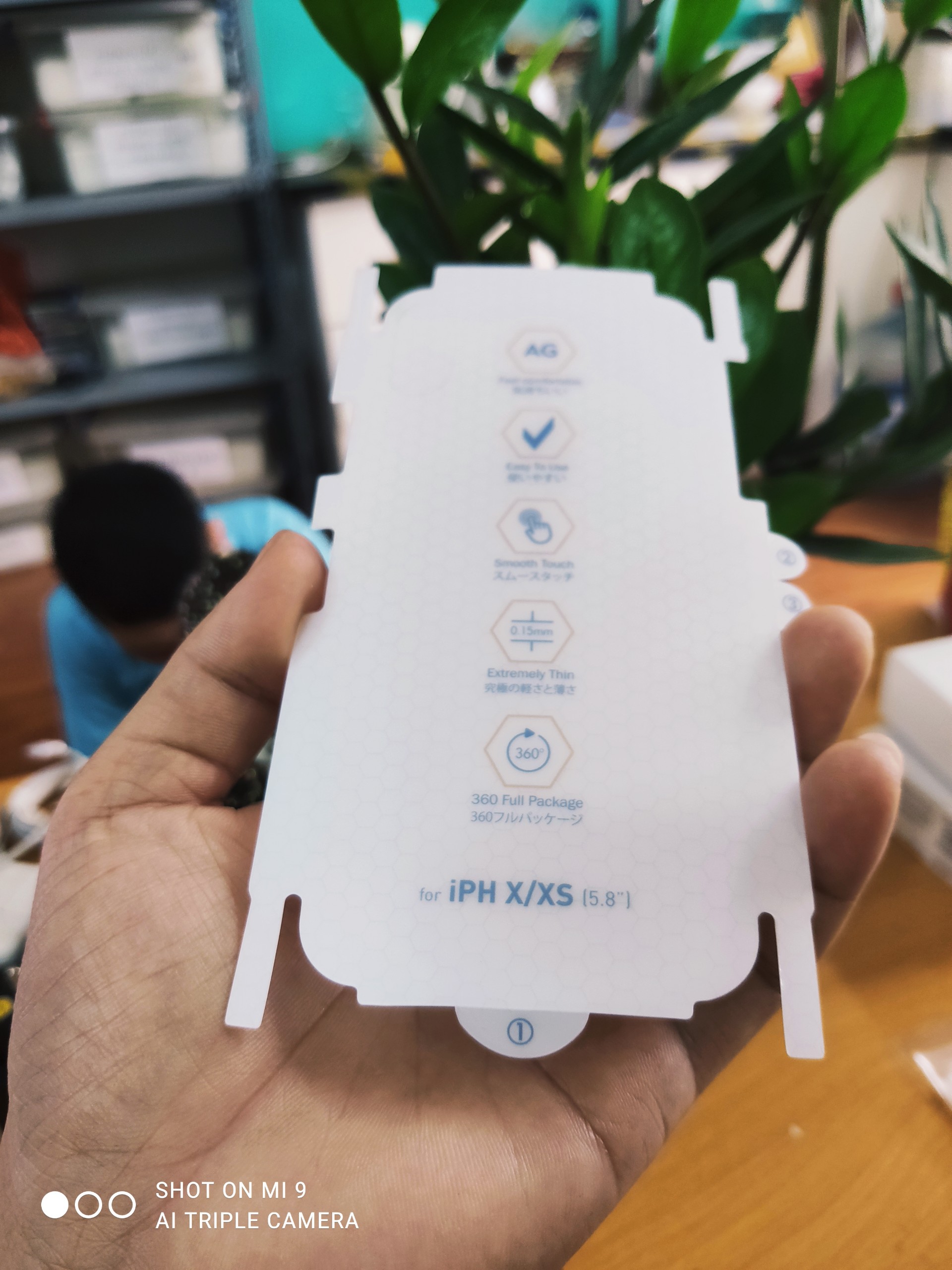 Miếng dán ppf mặt lưng cho iphone X iphone xs chống bám vân tay cực đẹp, siêu bền