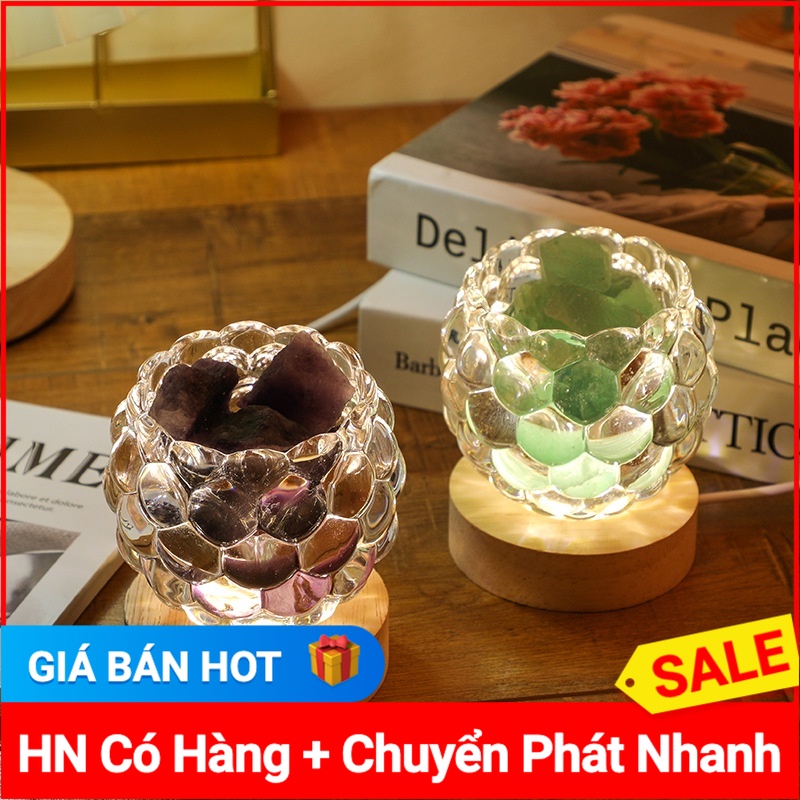 Đèn pha lê xông tinh dầu trang trí - quà tặng sinh nhật