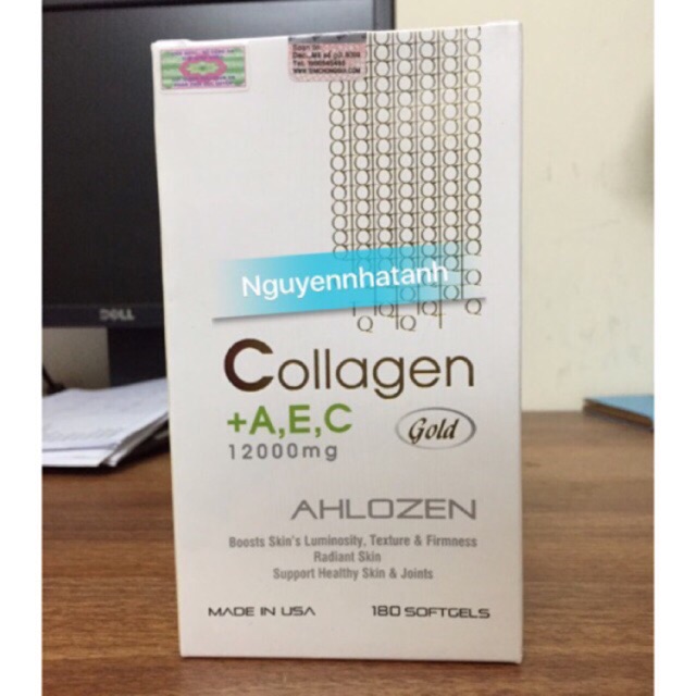 Viên uống Collagen AEC Gold 12000mg Ahlozen