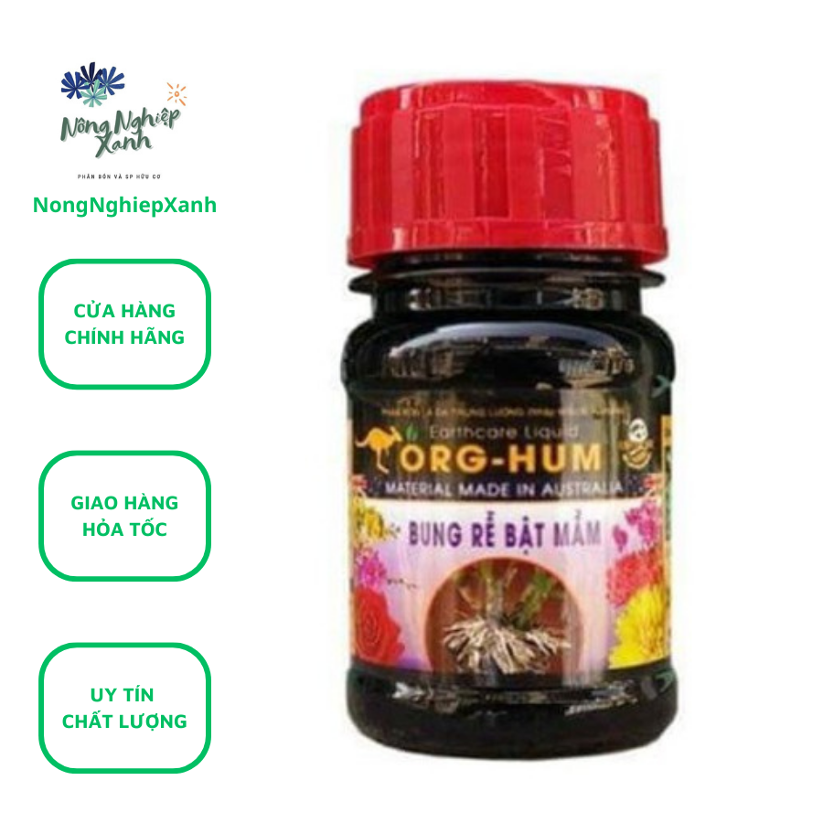 Phân bón lá dạng nước ORG - HUM thay thế Humic 322 dạng nước 100ml