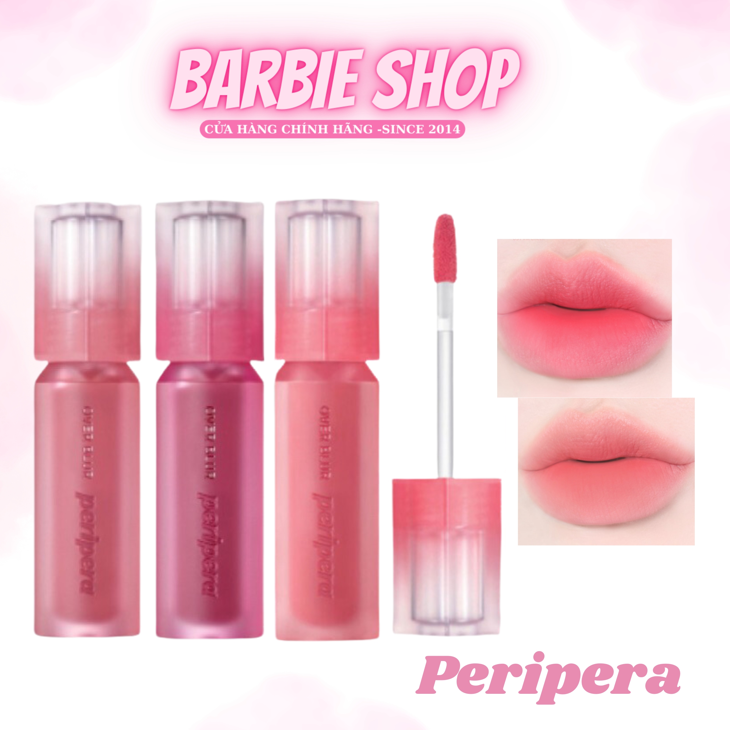 Son Kem Peripera Over Blur Tint Mịn Môi 3.5g [01 - 02 - 03 - 04 - 05 - 06 - 07]