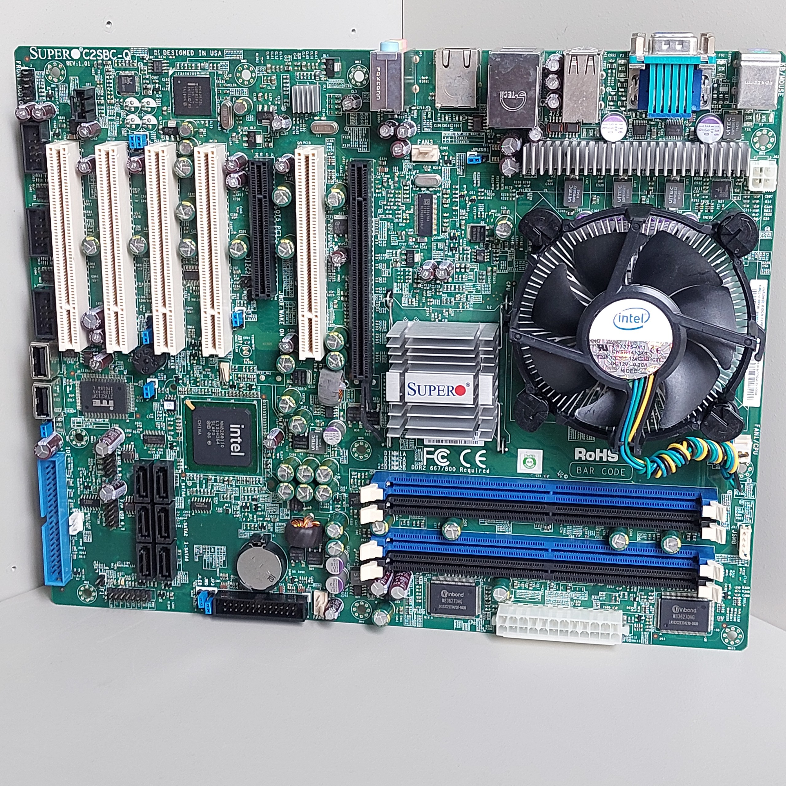 Main supermicro c2sbc-q, bo mạch chủ công nghiệp socket lga775 - intel q35 express