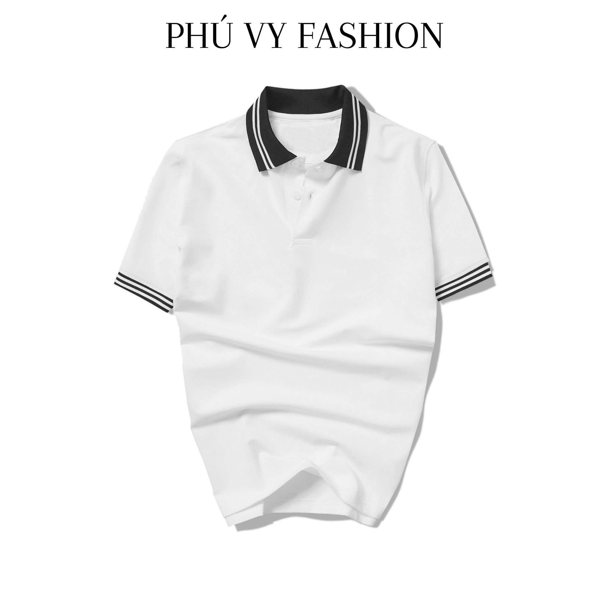 Áo POLO nam basic tay ngắn vải cotton cá sấu với ba màu dễ phối đồ - 4