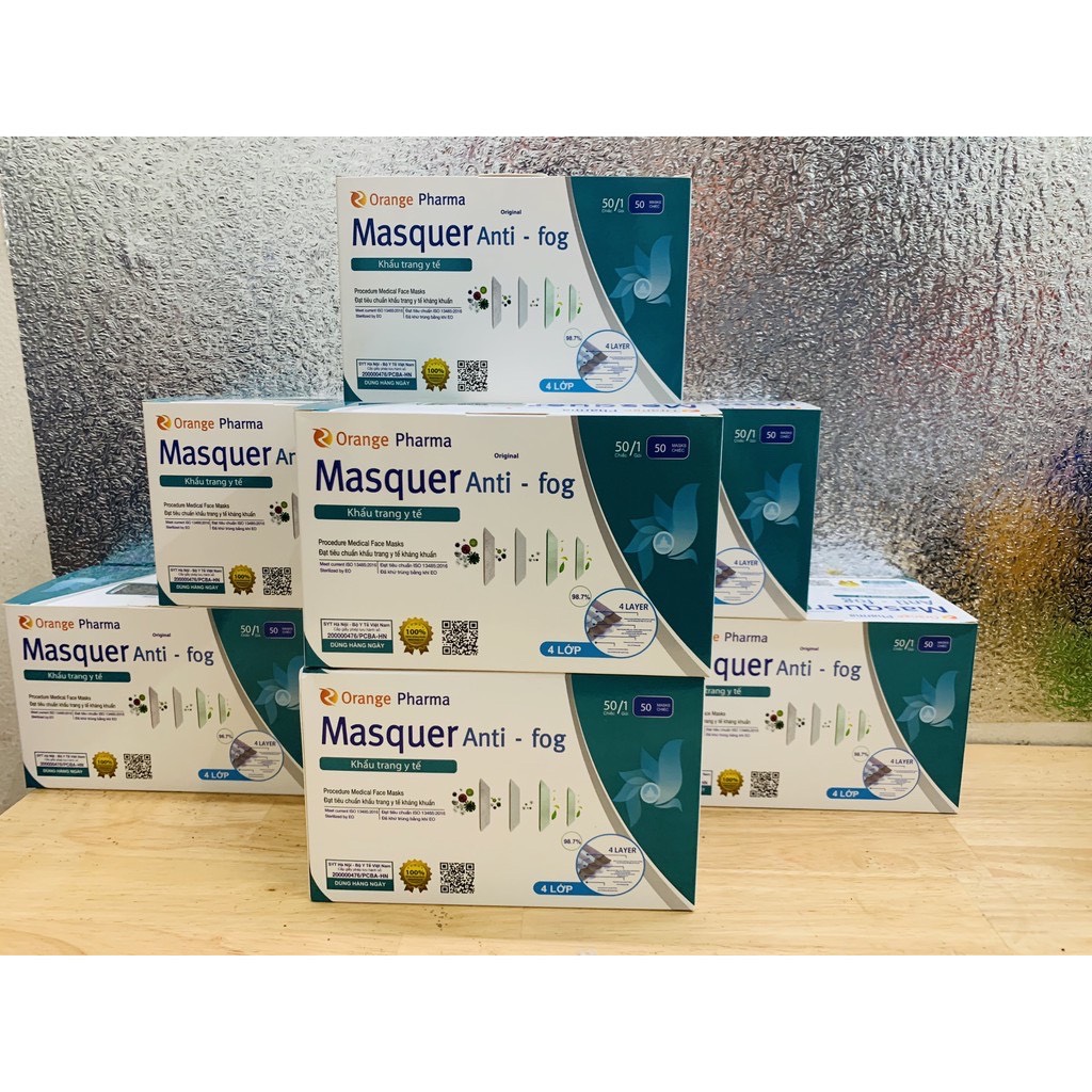 Khẩu trang y tế MASQUER hộp 50 chiếc kháng khuẩn