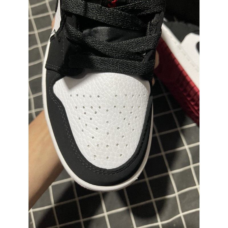 Giày Jordan 1 BLACK RED ,Giày JORDAN ĐỎ ĐEN bóng thấp cổ hàng đẹp siêu rẻ