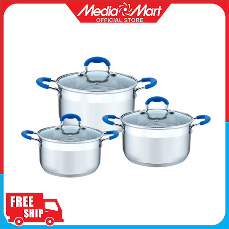 Bộ nồi 3 chiếc inox smartcook smr3 2355961