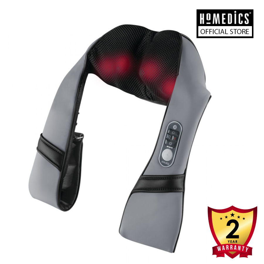 Đai massage vai cổ gáy shiatsu pin sạc điều khiển giọng nói HoMedics NMS-675H