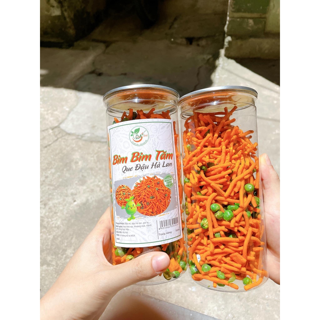 350gr lon pet - bim bim tăm que đậu hà lan - tạp hoá deli