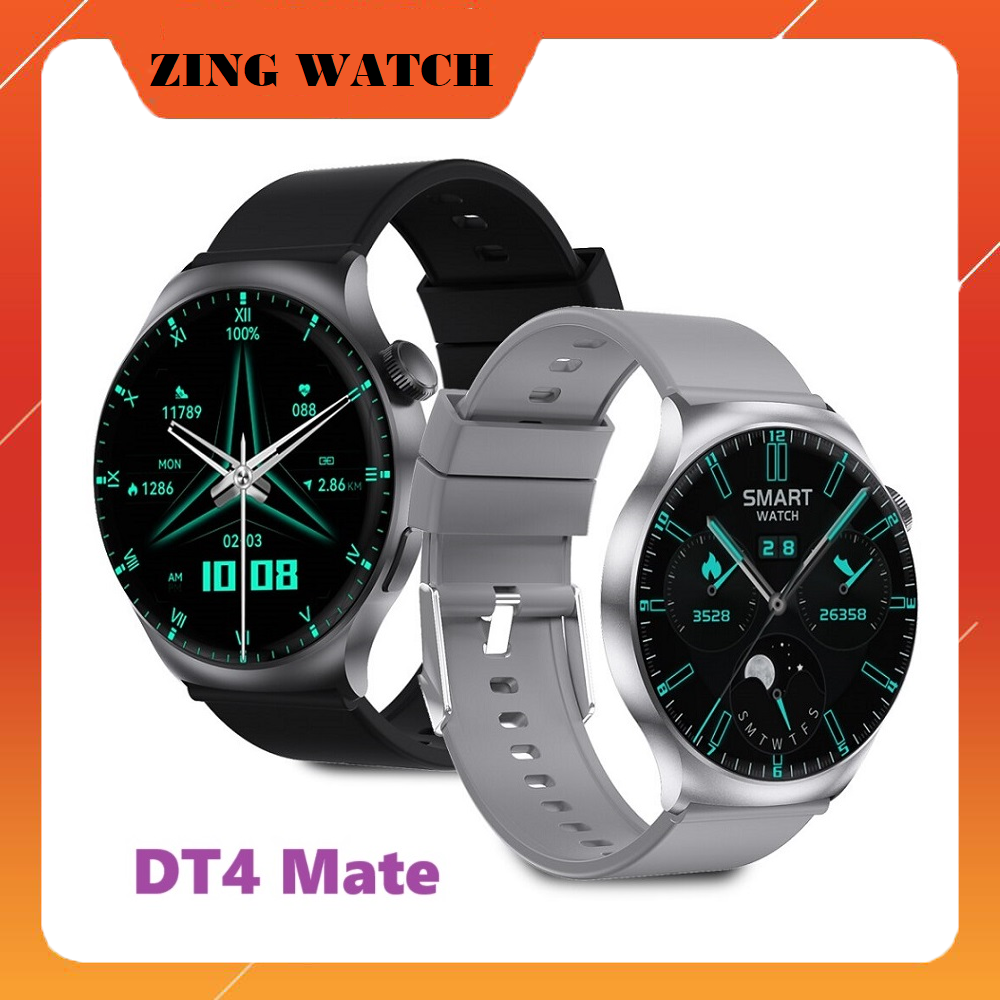 Đồng hồ thông minh DT4 Mate, DT4 Plus - Hỗ trợ nghe gọi, tiếng Việt, sạc không dây, trợ lý AI