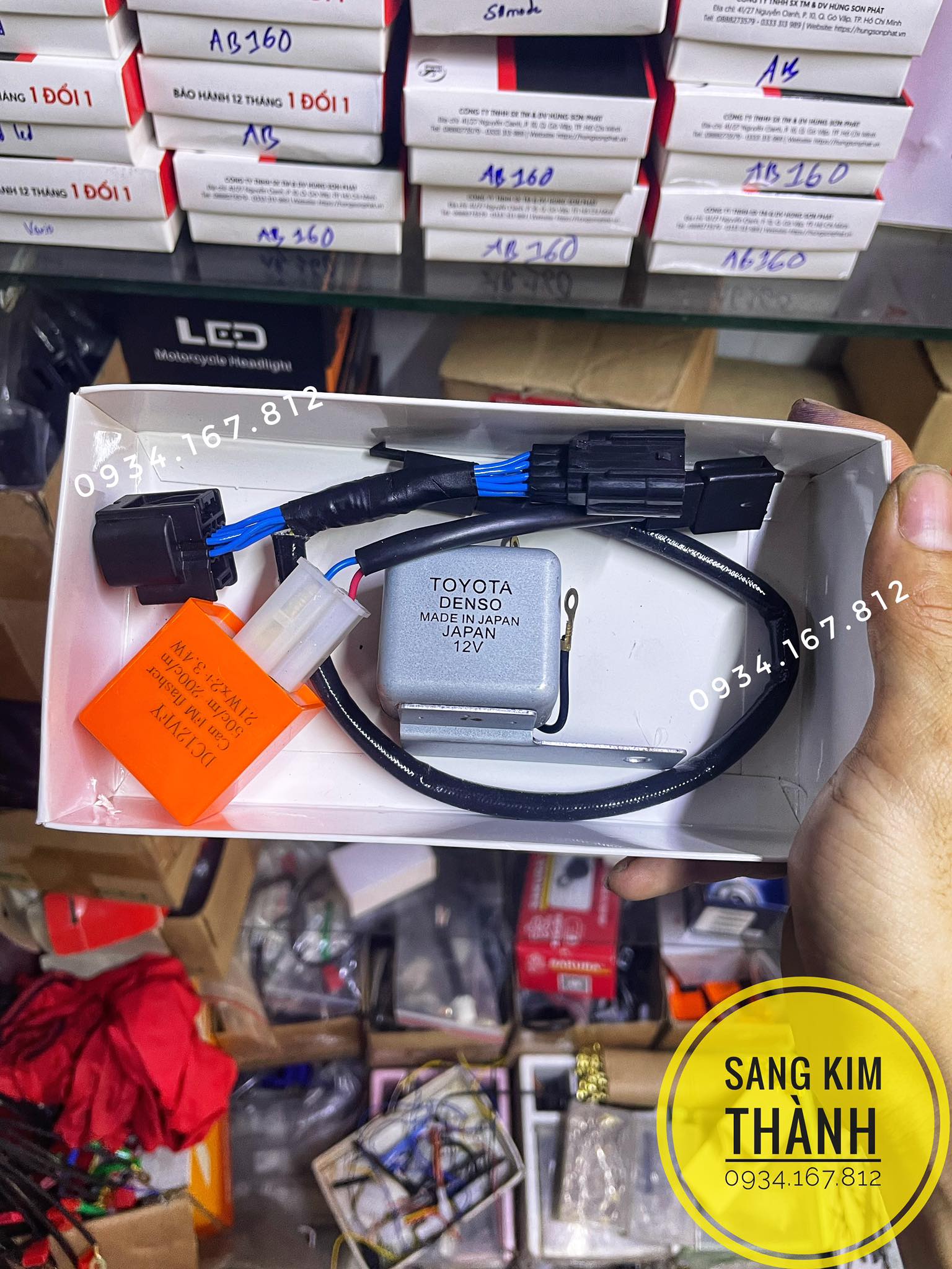 Bộ Mạch Và Cục Tính Ton Xinhan Full Giắc Cắm Lắp Xe Honda Vario 2018 2019 2020 2021