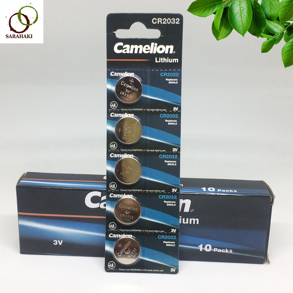 Combo 5 viên Pin CR2032 Camelion Lithium 3V chính hãng