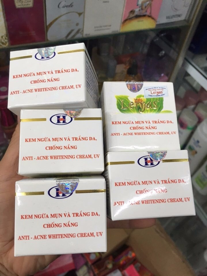 Kem ngừa mụn dưỡng trắng da ngày và đêm Leiyas 10g - 114
