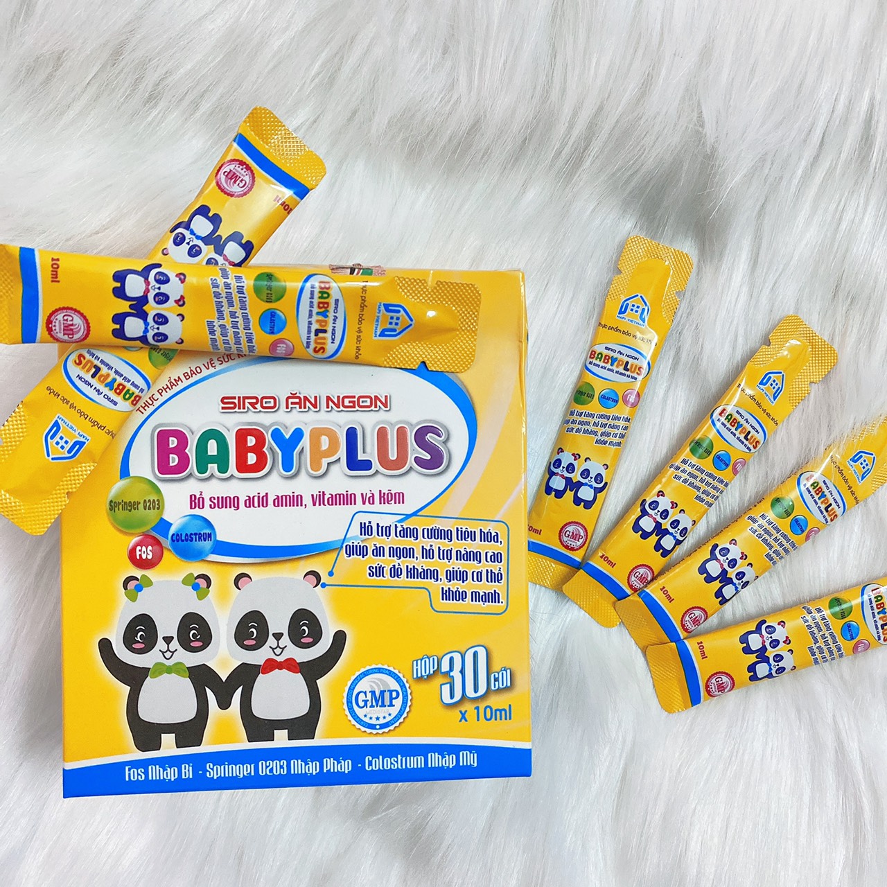 Siro ăn ngon babyplus cho bé biếng ăn ,tăng cân,hết táo bón