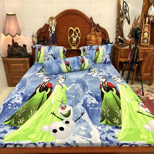 [HCM] GRAP GỐI ,Bộ Drap Thun Hàn Quốc cao cấp  { 4 món } nhìu màu