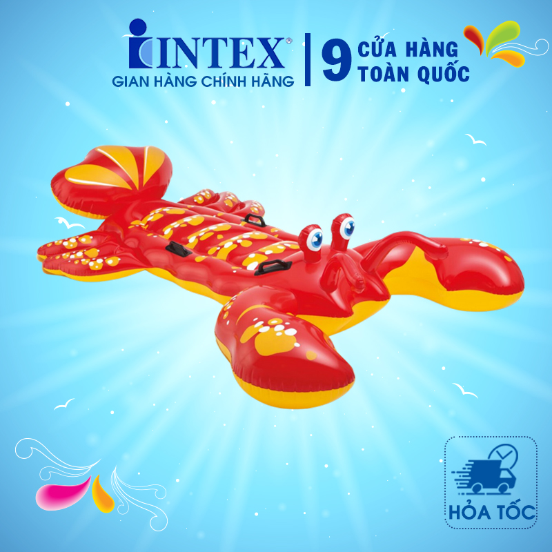 Phao bơi hình tôm hùm intex 57528 - phao bơi cho bé, phao bơi trẻ em